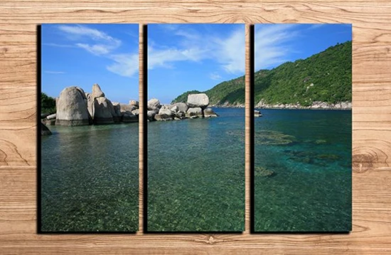 Reproduisant sur une toile personnalisée