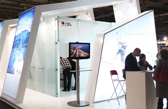Presentoirs de salon professionel